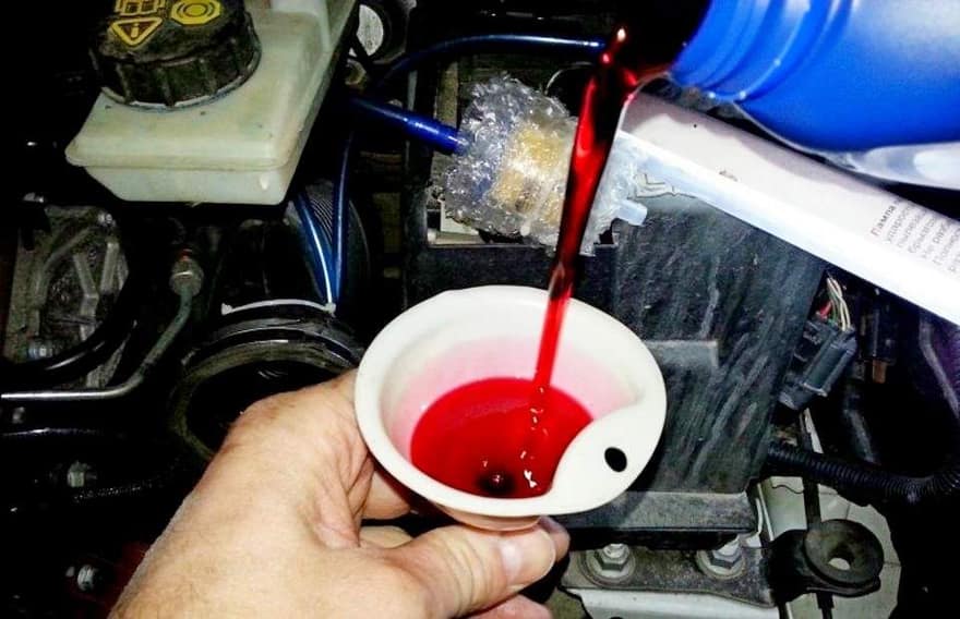 Заливка масла в коробку автомат