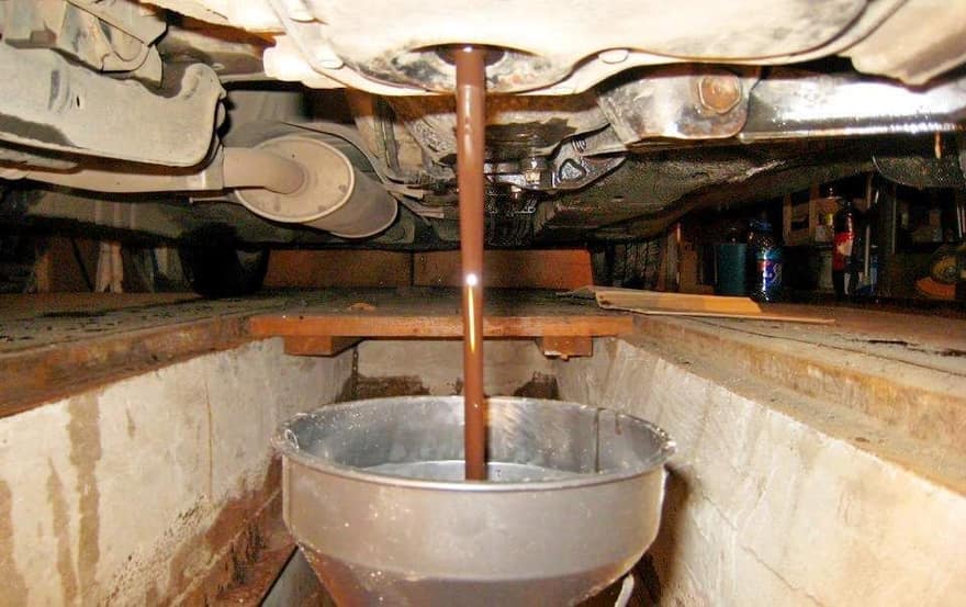 Отработанное масло коробки автомат