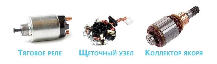 Детали стартера