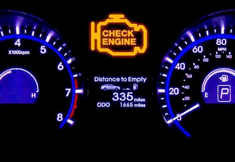 Что делать если загорелась лампочка CHECK ENGINE?