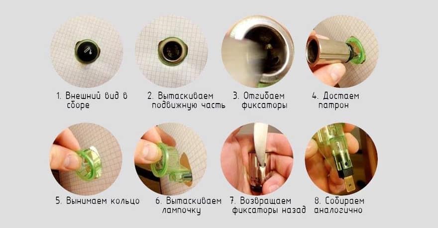 Как снять прикуриватель